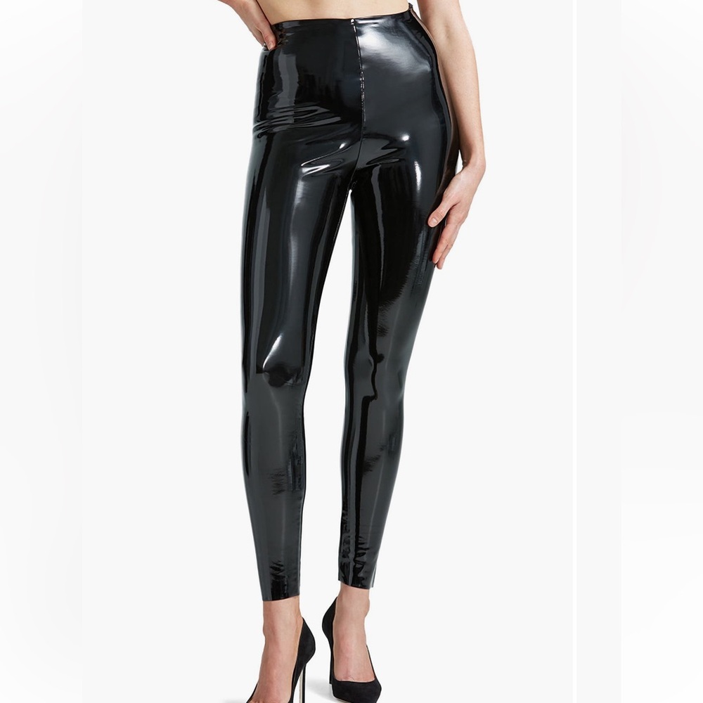 Commando Glossy Black Leggings
